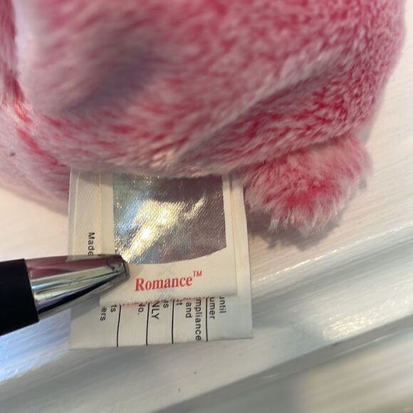 Romance the Bear 2001 Ty Beanie Baby Mint Condition with all tags attached - Picture 6 of 7